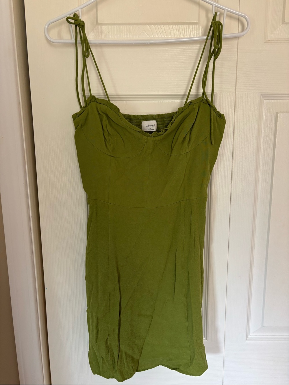 Aritzia Wilfred Fable Mini Dress